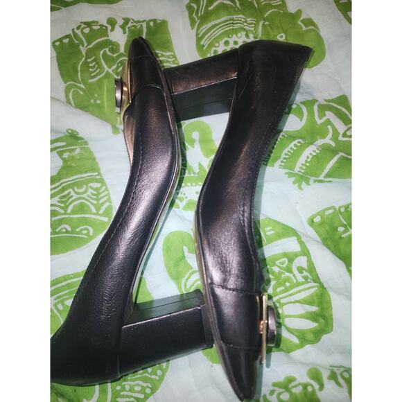 Massimo Baldi Women's Blk Career Pump Size 40 or 9M Made In Italy Leather - Picture 14 of 16